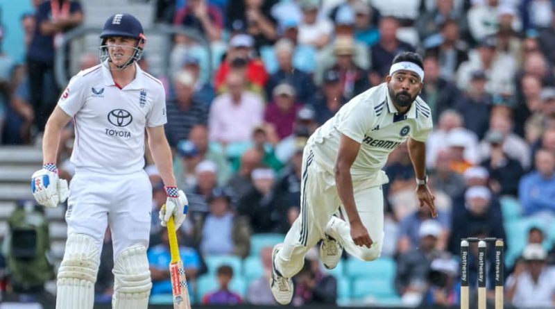 REVEALED ! Why Mohammed Siraj Wore Special White Headband During ENG vs IND 5th Test